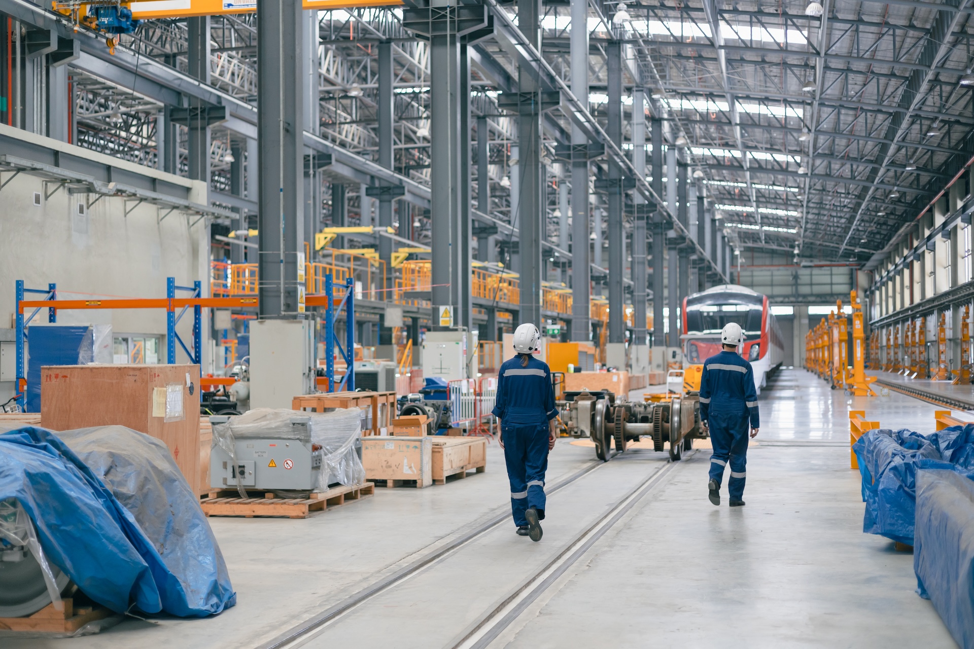 Nave industrial con instalaciones de climatización mantenidas por SIT Granollers