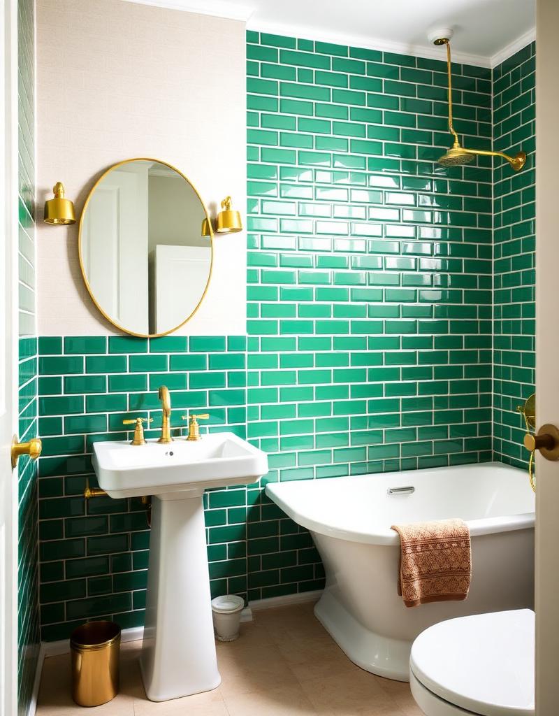 Baño estilo Color Statement