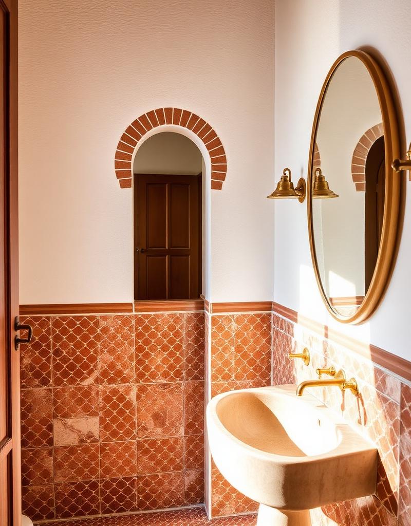 Baño estilo Mediterráneo