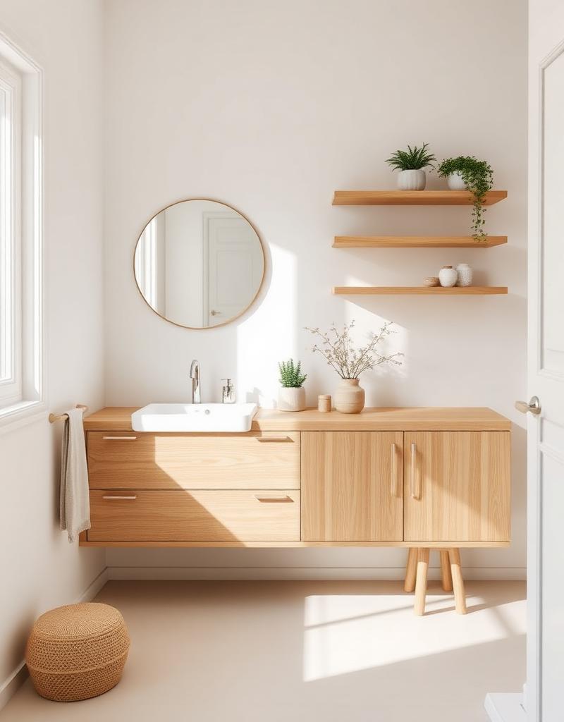 Baño estilo Nórdico