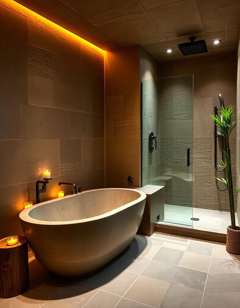 Baño estilo Spa & Wellness